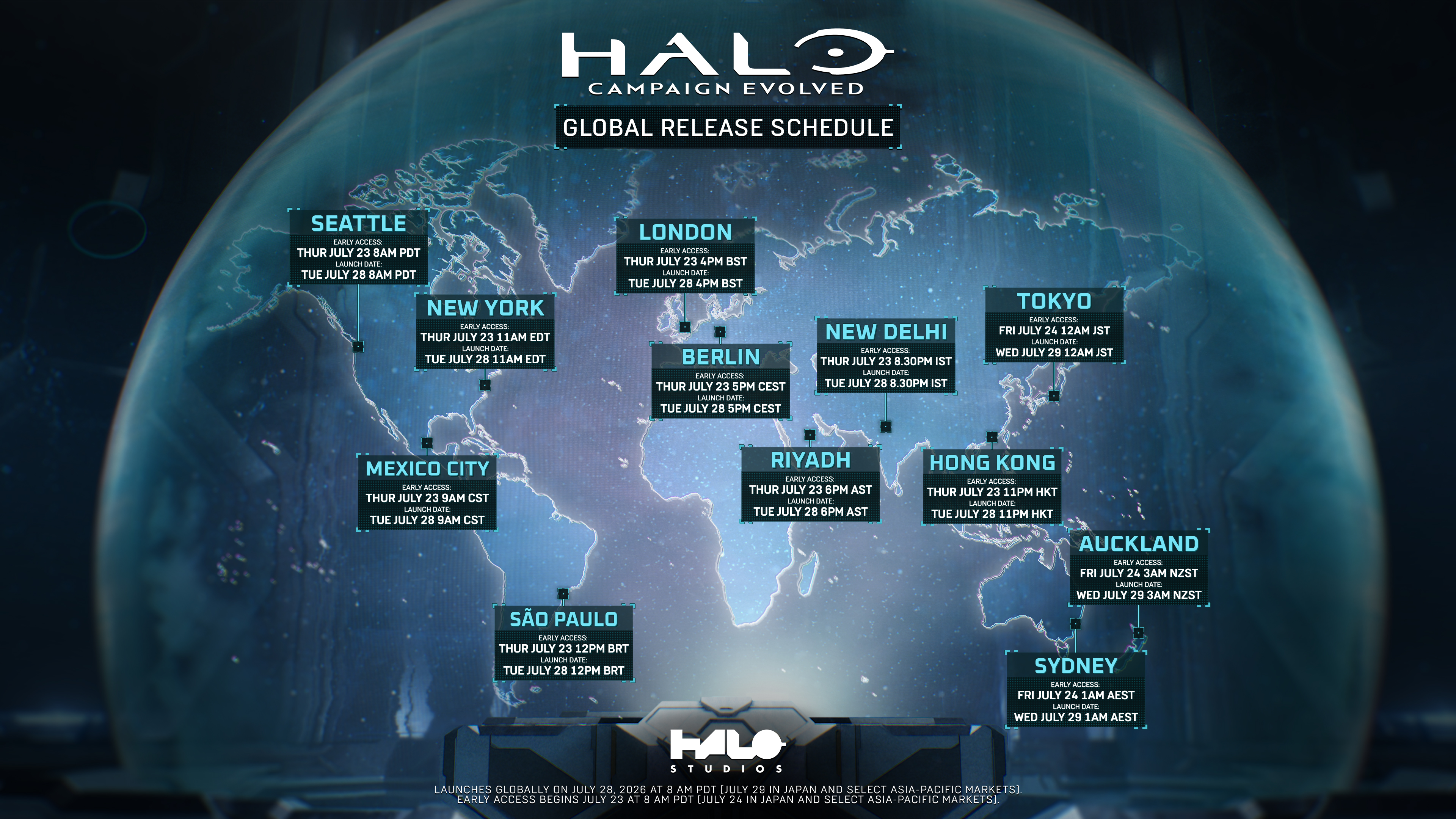 Halo: Campaign Evolved llega hoy: estos son los horarios de lanzamiento por países del esperadísimo remake